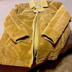 New suede/leather bomber!